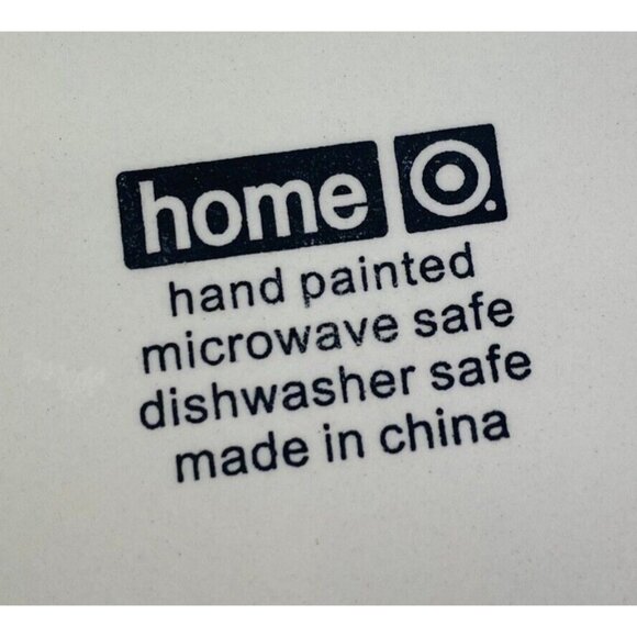 Home Target HMQ 91 Various Color Hand Painted  Stoneware Salad Lunch Plate Set 3 - Picture 12 of 14